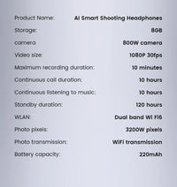 Lenovo Open-Ear Camera Headphones with 8MP Camera & AI Translation