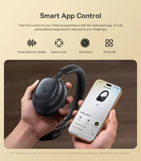 Baseus Bowie MH1 Over-Ear Headphones - 48dB ANC, LDAC Hi-Res, Bluetooth 6.0 | 80H Battery, 36mm Driver, Wireless & Wired