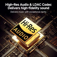 QCY H3 Pro ANC Over-Ear Headphones - 50dB ANC, LDAC Hi-Res, 3D Spatial Audio, Bluetooth 5.4 | 60H Battery, 3-Mic ENC, Wireless & Wired