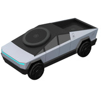 CyberDock™ Qi2 3-in-1 Wireless Charging Station - 15W Fast Charge for iPhone 16 15 14 Pro Max, Apple Watch & AirPods | Cybertruck-Inspired Design