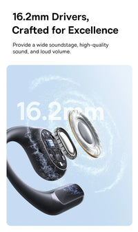 Baseus Eli 10i Fit Open-Ear Air Conduction Earphones - Bluetooth 5.4 | 45Hr Battery, IP54 Waterproof, Dual Connection Sport Earbuds
