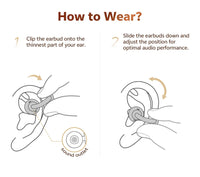 QCY Crossky C50 Open-Ear Clip-On Wireless Earbuds