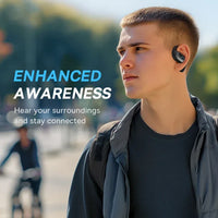 Baseus Eli 10i Fit Open-Ear Air Conduction Earphones - Bluetooth 5.4 | 45Hr Battery, IP54 Waterproof, Dual Connection Sport Earbuds