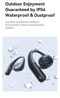 Baseus Eli 10i Fit Open-Ear Air Conduction Earphones - Bluetooth 5.4 | 45Hr Battery, IP54 Waterproof, Dual Connection Sport Earbuds