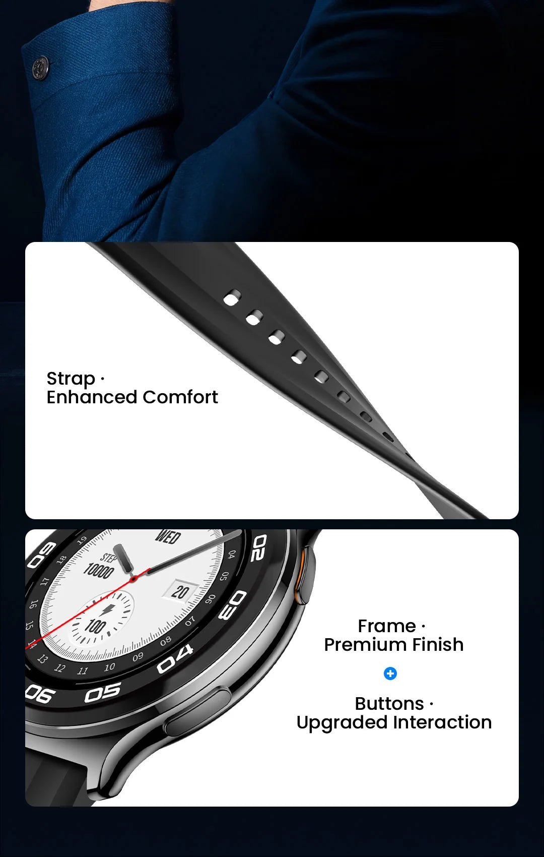 HAYLOU Solar Lite 2 Smartwatch – 1.43" AMOLED, 17-Day Battery, 150+ Sports Modes, Voice Calling | 1ATM