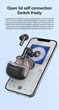 Monster ANC TWS Earbuds - Bluetooth 5.3 Active Noise Cancellation | Waterproof Sport In-Ear Headphones with Charging Case