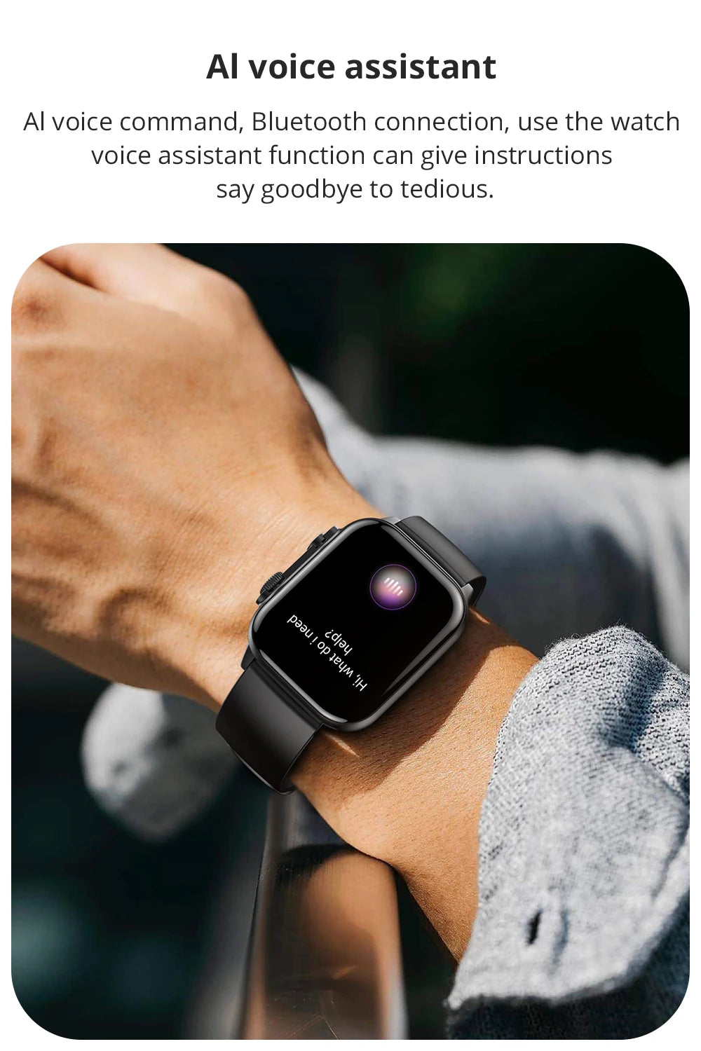 COLMI C81 Smartwatch – 2.0" AMOLED, AOD, 100 Sports Modes, Bluetooth Calling | IP68 | Men & Women