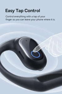 Baseus Eli 10i Fit Open-Ear Air Conduction Earphones - Bluetooth 5.4 | 45Hr Battery, IP54 Waterproof, Dual Connection Sport Earbuds