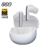 QCY MeloBuds Pro ANC Earbuds - 46dB Hybrid ANC, LDAC Hi-Res, Bluetooth 5.3 | 6-Mic, 34H Battery, In-Ear Detection, Waterproof TWS