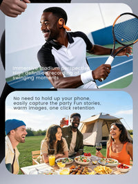 Lenovo Open-Ear Camera Headphones with 8MP Camera & AI Translation