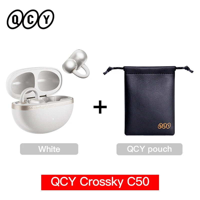QCY Crossky C50 Open-Ear Clip-On Wireless Earbuds