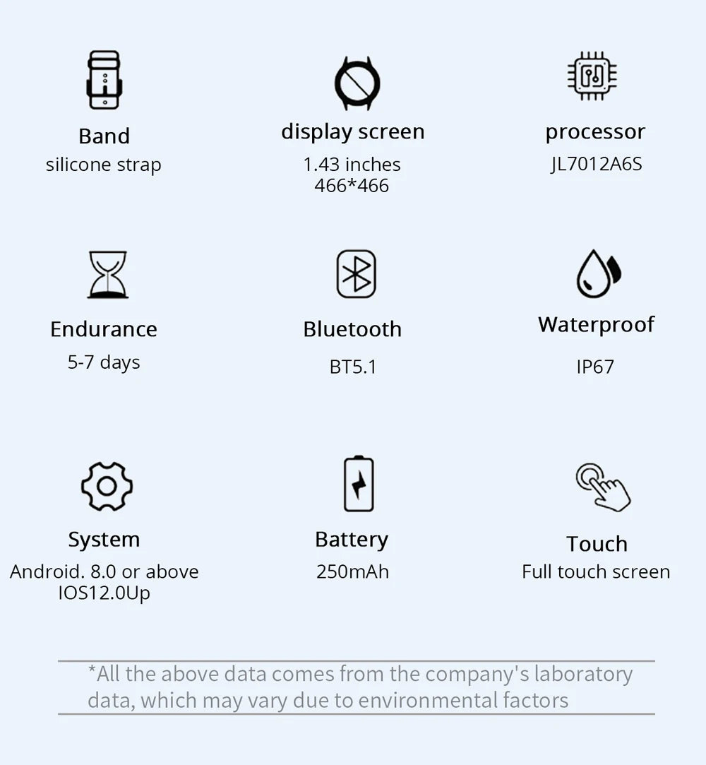 COLMI V73 Smartwatch – 1.43" AMOLED, Bluetooth Calling, Health & Fitness Tracking | Men & Women