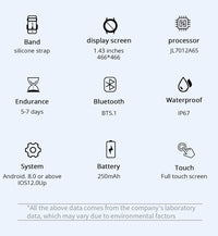 COLMI V73 Smartwatch – 1.43