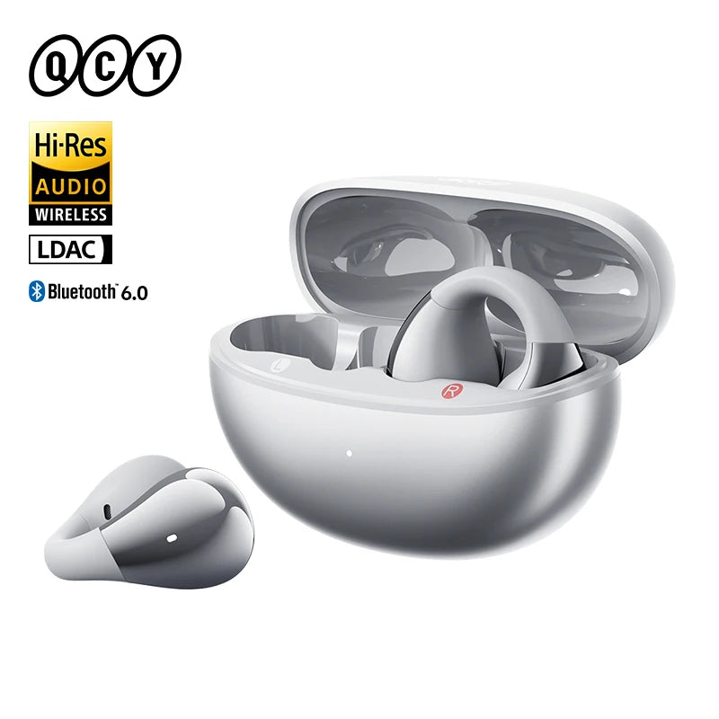 QCY Crossky C30S Open-Ear Clip-On Earbuds with LDAC