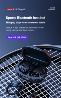 Lenovo LP75 Sports TWS Earphones - Bluetooth 5.3 | ANC, HiFi Stereo, LED Display, Waterproof with Mic & Button Control