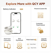 QCY Crossky C50 Open-Ear Clip-On Wireless Earbuds