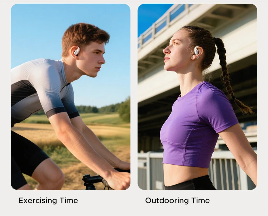 UGREEN FitBuds Open-Ear Earphones - Bluetooth 6.0 Ear-Hook TWS | Spatial Audio, 30H Battery, USB-C, Metal & Silicone Build