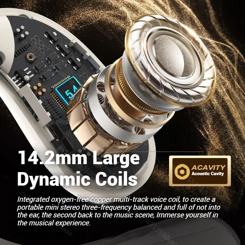 Monster AC330 OWS Open-Ear Headphones - Bluetooth 5.4 | ENC Call Noise Cancelling, 360° Surround Sound, 24H Battery, Waterproof Sport Headset