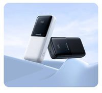 Baseus Power Bank 20000mAh - 22.5W Fast Charging | Built-in Lightning & USB-C Cables, LCD Display, Air-Travel Friendly, iPhone & Android