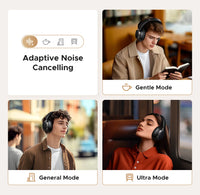 UGREEN Studio Pro Hybrid ANC Headphones - 48dB Noise Cancelling, LDAC Hi-Res, 120H Battery | 5 Drivers, NFC, Memory Foam, Detachable Cable