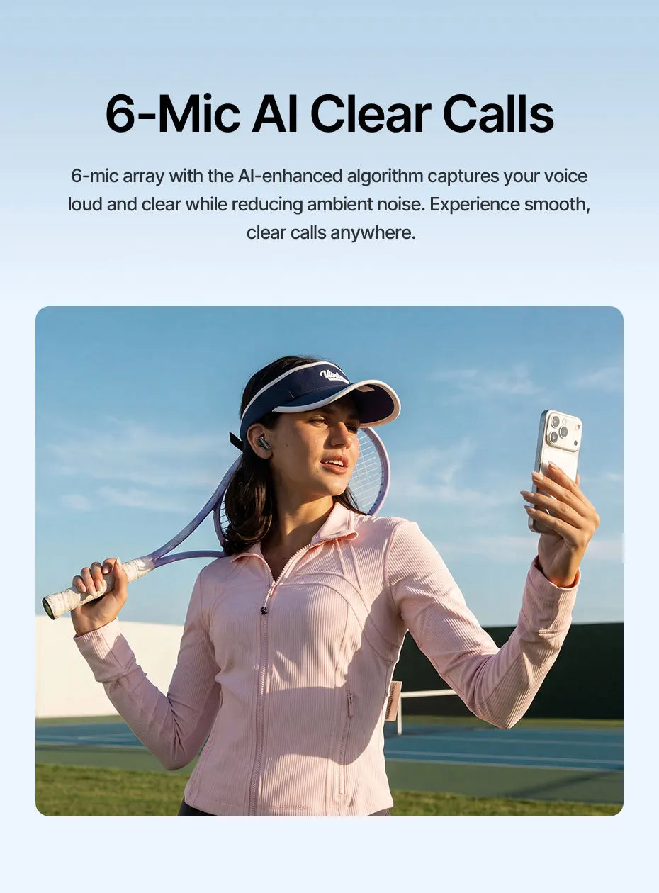 Baseus Bass EP10 Ultra ANC Earbuds - 55dB Noise Reduction, LDAC Hi-Res, Bluetooth 6.0 | 65H Battery, 6-Mic AI ENC, Powerful Bass, Waterproof TWS