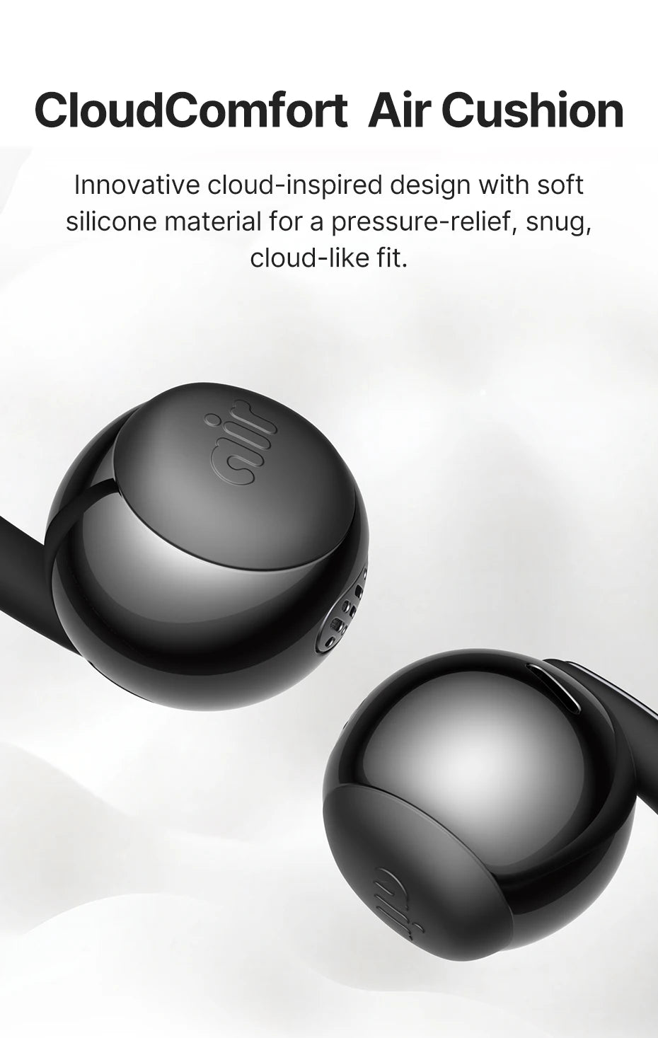 Baseus Bowie MC2 AIR Clip-on TWS Earbuds - Bluetooth 6.0 | 4-Mic ENC, 4 Drivers, Open-Ear Ear Clip, Waterproof Sport Wireless Earphones