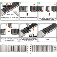 Titanium Silicone Magnetic Apple Watch Band - Luxury Metal Strap for Ultra 3/2/1 49mm, Series 11/10 46mm, Series 9/8/7 45mm, Series 6/SE/5/4 44mm, Series 3/2/1 42mm