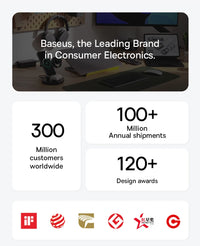 Baseus Power Bank 20000mAh - 22.5W Fast Charging | Built-in Lightning & USB-C Cables, LCD Display, Air-Travel Friendly, iPhone & Android