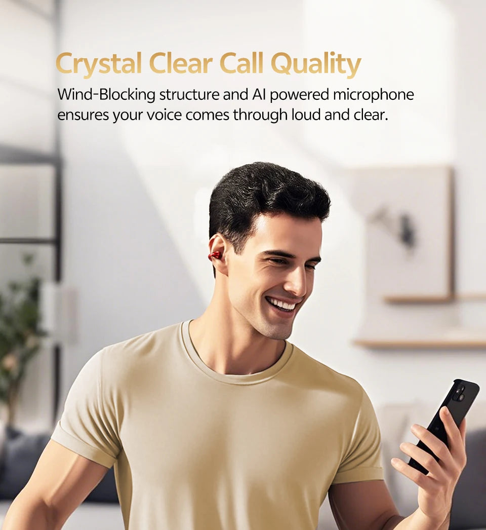 QCY Crossky C30S Open-Ear Clip-On Earbuds with LDAC