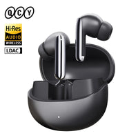 QCY MeloBuds Pro ANC Earbuds - 46dB Hybrid ANC, LDAC Hi-Res, Bluetooth 5.3 | 6-Mic, 34H Battery, In-Ear Detection, Waterproof TWS
