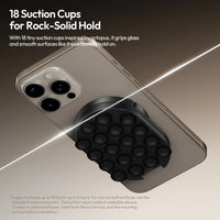 Ulanzi MA39 MagLock Suction Cup Phone Mount – Magnetic Stand for Smartphones | Glass, Windows, Mirrors, Laptops