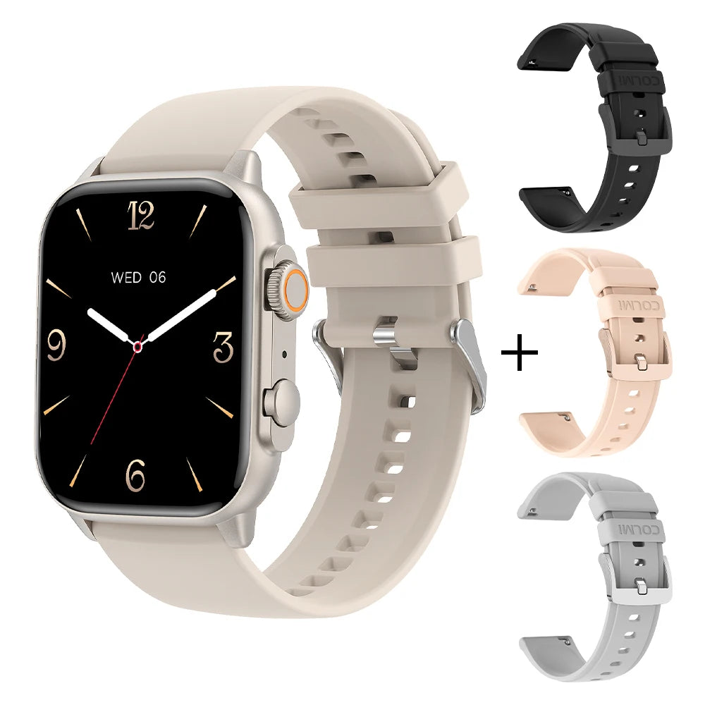COLMI C81 Smartwatch – 2.0" AMOLED, AOD, 100 Sports Modes, Bluetooth Calling | IP68 | Men & Women