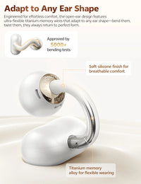 QCY Crossky C50 Open-Ear Clip-On Wireless Earbuds