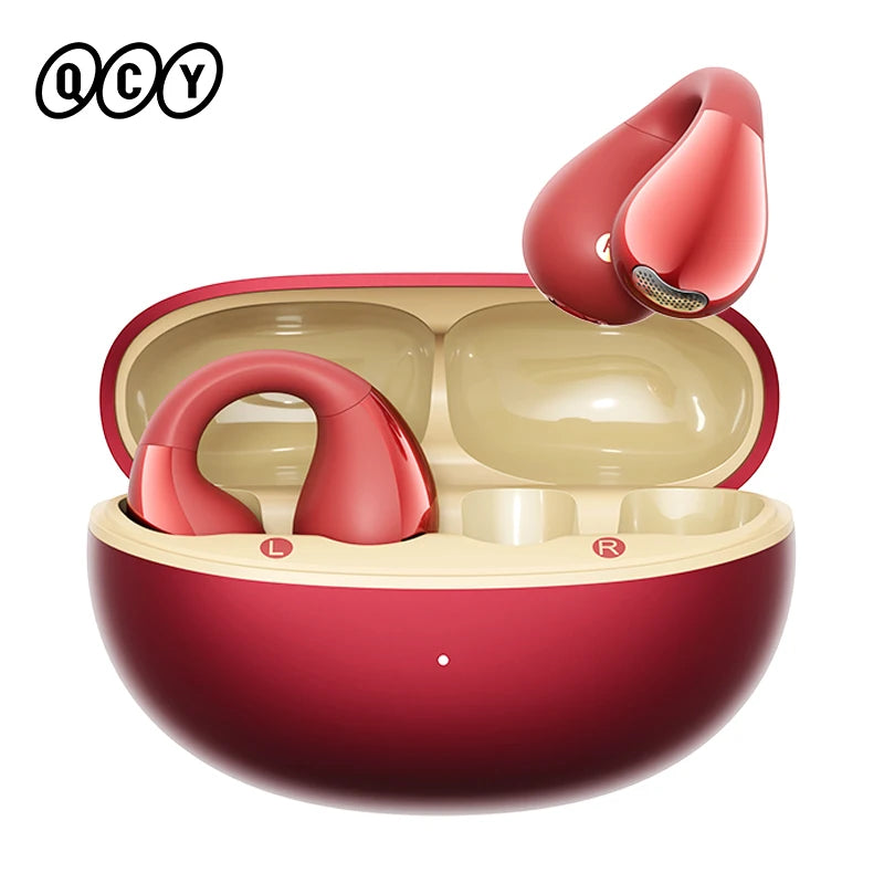 QCY Crossky C30S Open-Ear Clip-On Earbuds with LDAC
