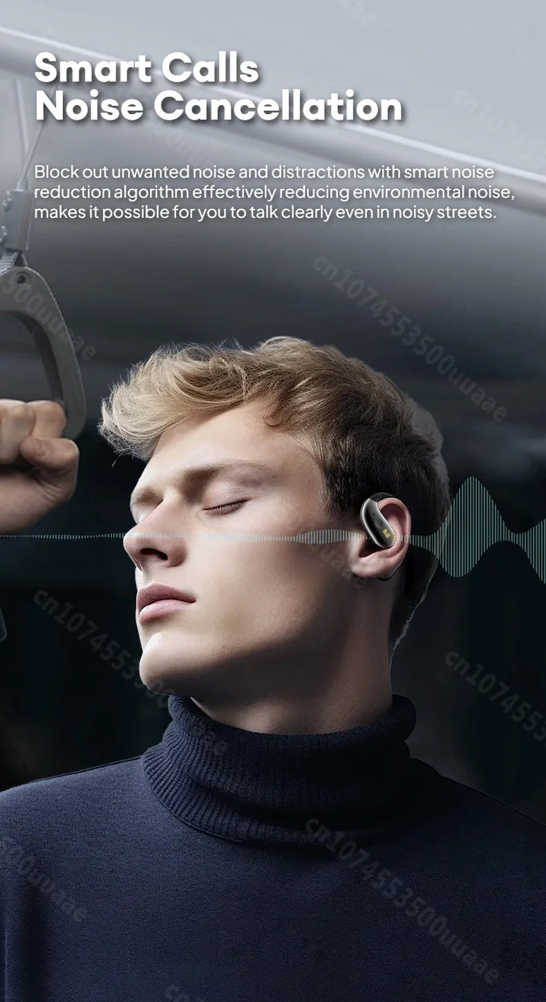 Monster AC360 Open-Ear Air Conduction Headphones - Bluetooth 5.4 | 360° Stereo OWS, 24H Battery, Waterproof Sport Wireless Headset