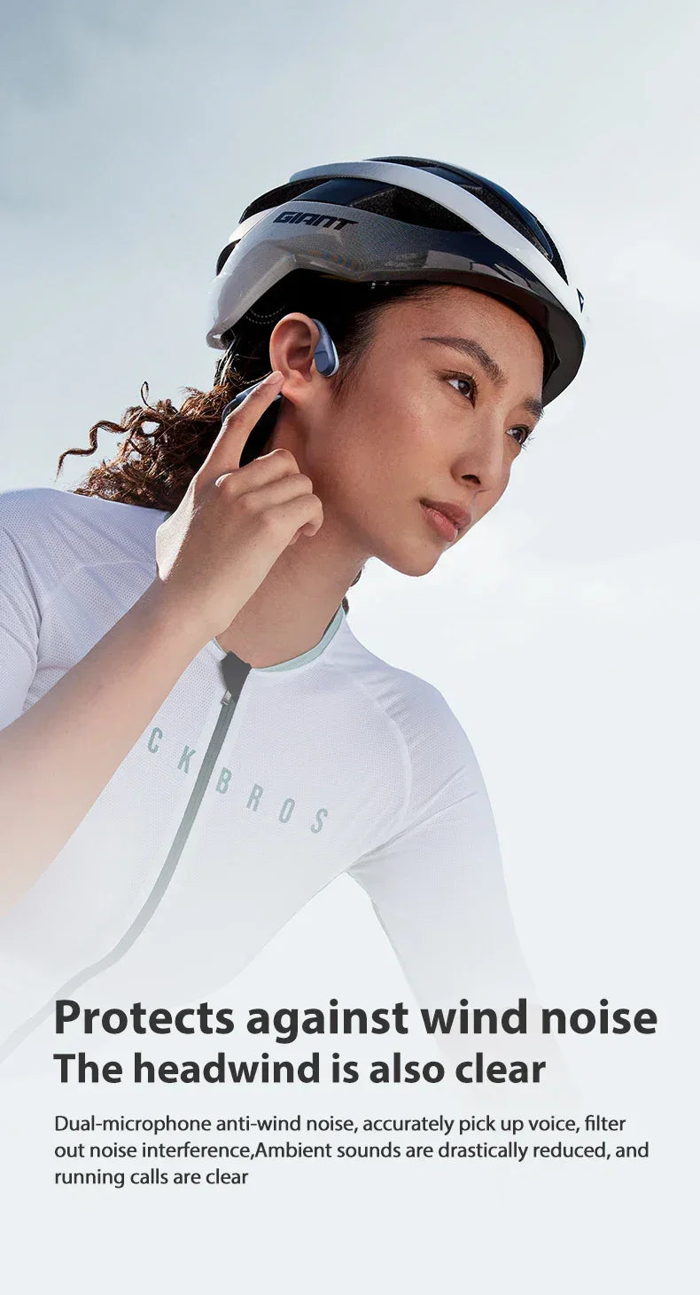 Sanag B22s Bone Conduction Headphones - Bluetooth 5.3 | 16Hr Playtime, IPX5 Waterproof, Spatial Sound, Open-Ear Sport Earphones