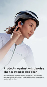 Sanag B22s Bone Conduction Headphones - Bluetooth 5.3 | 16Hr Playtime, IPX5 Waterproof, Spatial Sound, Open-Ear Sport Earphones
