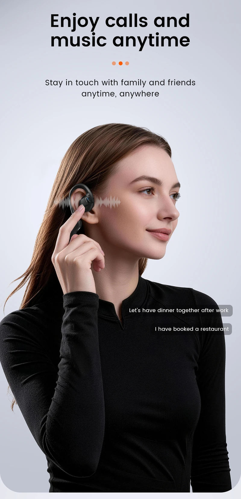 Lenovo Open-Ear Camera Headphones with 8MP Camera & AI Translation