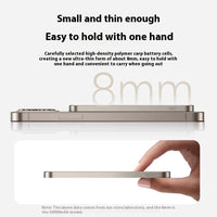 MagSafe Magnetic Wireless Power Bank 10000mAh - Ultra-Slim 8.5mm Design | Fast Charging Portable Battery for iPhone with Creative Style