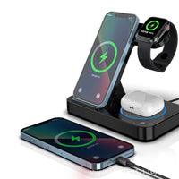 Thumbnail for Folding Three-in-one Wireless Charging Stand