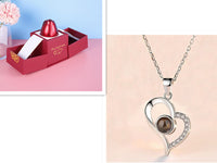 Thumbnail for Hot Valentine's Day Gifts Metal Rose Jewelry Gift Box Necklace For Wedding Girlfriend Necklace Gifts