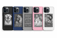 E-ink Screen Phone Case - Customizable Display Cover with NFC Technology | Battery-Free Personalized Design for iPhone