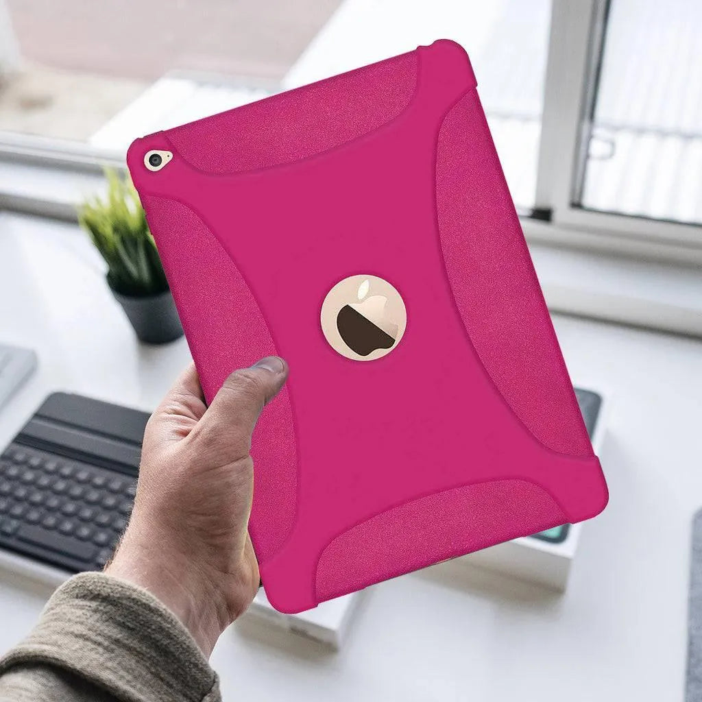 AMZER Shockproof Rugged Silicone Skin Jelly Case for Apple iPad Air 2 - TechShopi