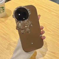 Thumbnail for Astronaut iPhone case with Camera Lens Stand and Protector Case - TechShopi