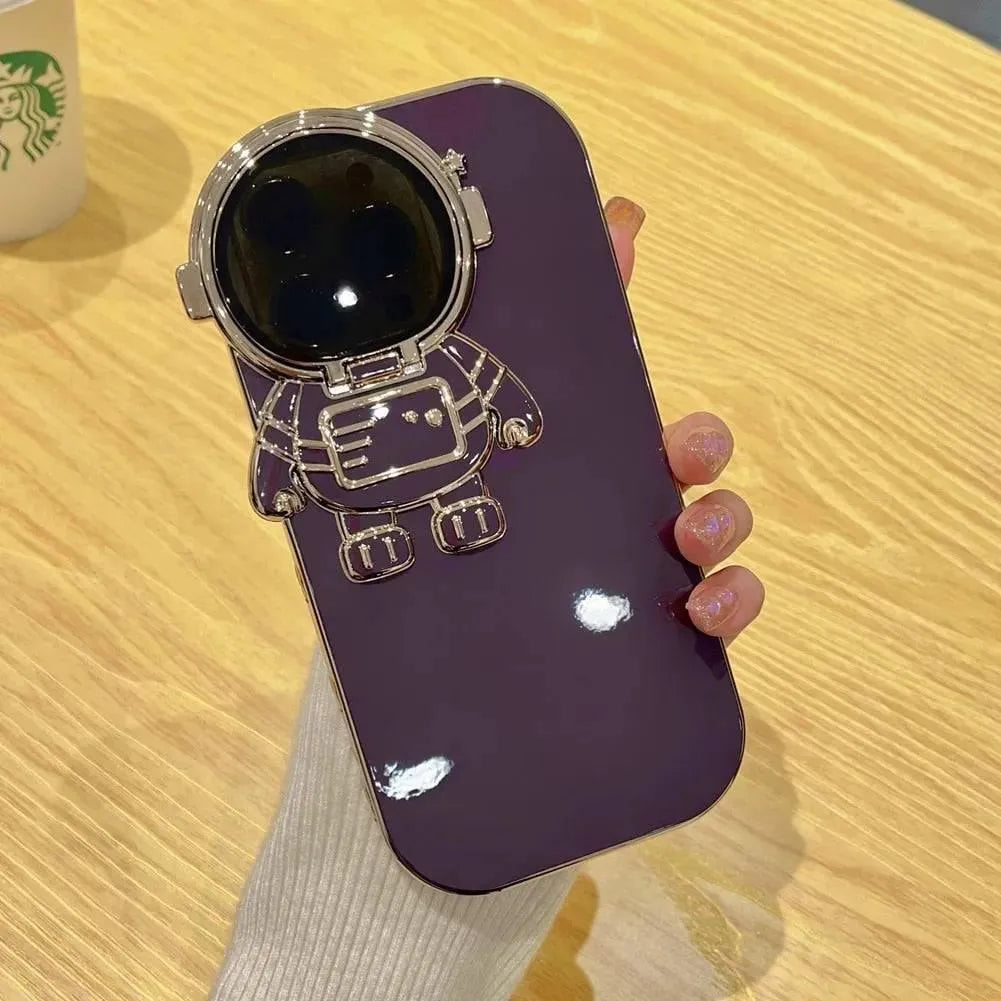 Astronaut iPhone case with Camera Lens Stand and Protector Case - TechShopi