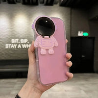 Thumbnail for Astronaut iPhone case with Camera Lens Stand and Protector Case - TechShopi