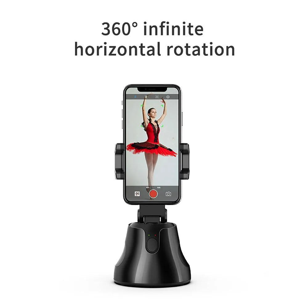 Auto Smart Shooting Selfie Stick 360° Object Tracking Holder - TechShopi