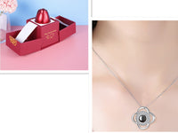 Thumbnail for Hot Valentine's Day Gifts Metal Rose Jewelry Gift Box Necklace For Wedding Girlfriend Necklace Gifts