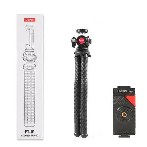 Black Octopus Mobile Phone Clip Gimbal Tripod Set - TechShopi