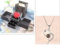 Thumbnail for Hot Valentine's Day Gifts Metal Rose Jewelry Gift Box Necklace For Wedding Girlfriend Necklace Gifts